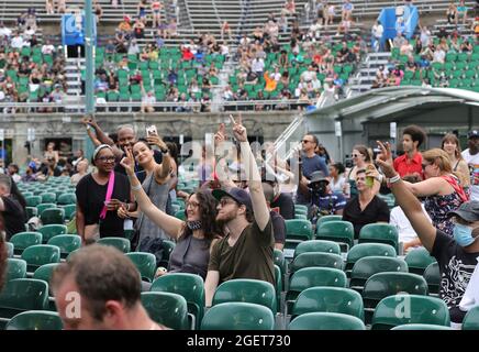 Forest Hills Stadium, Queens, New York, USA, agosto 20, 2021 - durante l'estate hip hop NYC Homecoming Concert Series 2021 oggi al Queens Forest Hills Stadium Foto: Luiz Rampelotto/EuropaNewswire PHOTO CREDIT MANDATORY. Credit: dpa Picture Alliance/Alamy Live News Foto Stock