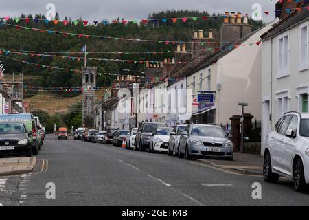 High Street, Gatehouse of Fleet, Dumfries e Galloway, Scozia, Regno Unito Foto Stock