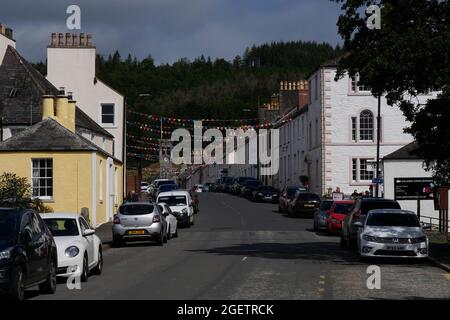 High Street, Gatehouse of Fleet, Dumfries e Galloway, Scozia, Regno Unito Foto Stock