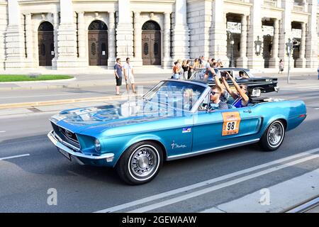 Vienna. Austria. 21 Agosto 2021. I giorni classici di Vienna 21.-22. Agosto 2021. Il museo dell'automobile nel centro di Vienna. Credit: Franz PERC / Alamy Live News Foto Stock