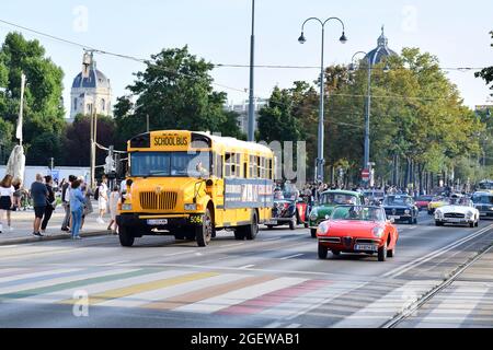 Vienna. Austria. 21 Agosto 2021. I giorni classici di Vienna 21.-22. Agosto 2021. Il museo dell'automobile nel centro di Vienna. Credit: Franz PERC / Alamy Live News Foto Stock