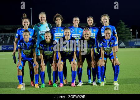 SKN St. Pollen inizia la partita della UEFA Womens Champions League SKN St. Pölten Frauen vs Juventus Torino Foto Stock