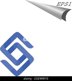 Modello di disegno del monogramma del logo PR iniziale. Semplice ed elegante logo dallo stile moderno. Illustrazione Vettoriale
