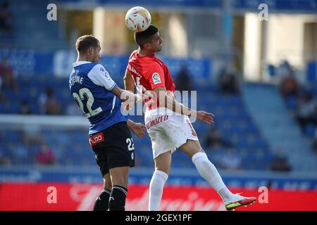 Rodrigo Battaglia di RCD Mallorca durante la partita Liga tra Deportivo Alaves e RCD Mallorca all'Estadio de Mendizorrotza di Vitoria, in Spagna. Foto Stock