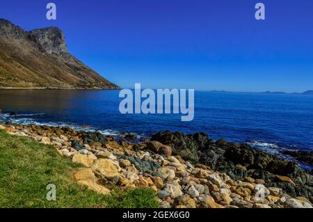 Route 44 Garden Route o Clarence passare attraverso Hottentots holland montagna a Città del Capo Foto Stock