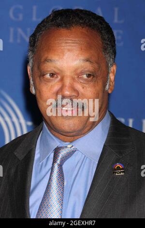 Il reverendo Jesse Jackson partecipa all'inaugurazione del quinto incontro annuale della Clinton Global Initiative presso il Museum of Modern Art di New York il 23 settembre 2009. Photo Credit: Henry McGee/MediaPunch Foto Stock