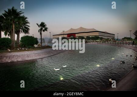 Qatar 2022 World Cup Stadium al Bayt Stadium - QATAR Foto Stock