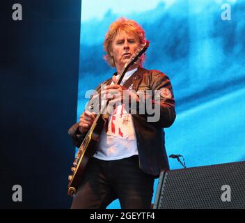 John Parr, Rewind Festival South, Henley-on-Thames, Regno Unito, 21 agosto 2021, Foto di Richard Goldschmidt Foto Stock