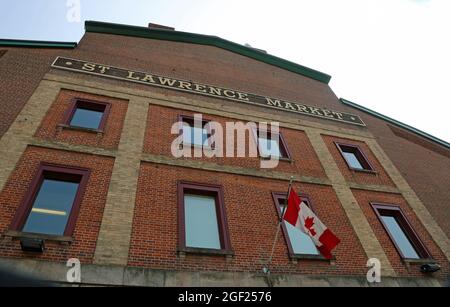 Facciata del mercato di St Lawrence, Toronto Foto Stock