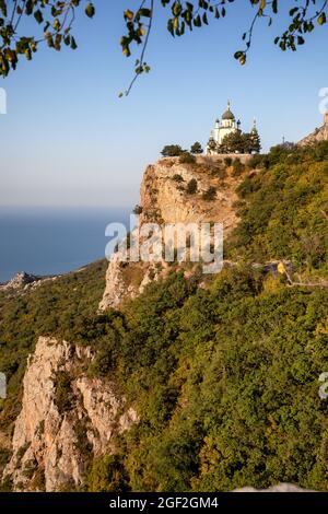 Chiesa della Risurrezione di Cristo in Foros Foto Stock