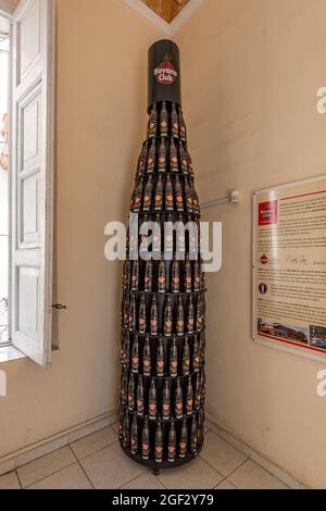 Museo del Ron Emilio Bacardi, o Museo del Rum a Santiago de Cuba, Cuba Foto Stock