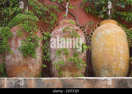 Città storica di San Miguel de Allende, casa coloniale, provincia di Guanajuato, Messico Foto Stock