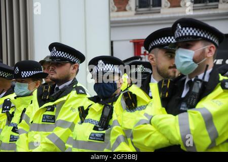 XR clima cambiamento protesta colpisce Londra. Foto Stock