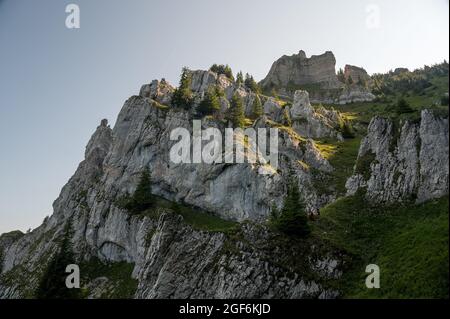 Vista di Trogenhorn in Emmental visto da Innereriz Foto Stock