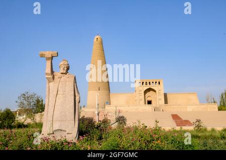 Antica città nella provincia di Xinjiang Cina Foto Stock