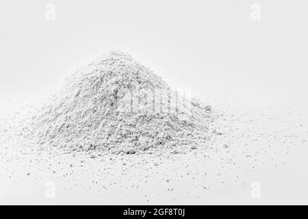 L'ossido di potassio, la cui formula chimica è KO, è costituito da un composto bianco costituito da ossigeno e potassio. Foto Stock