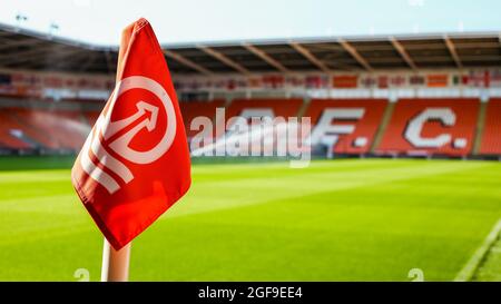 Blackpool, Regno Unito. 24 agosto 2021. Immagini generali prima della partita della Carabao Cup tra Blackpool e Sunderland a Bloomfield Road, Blackpool, Inghilterra, il 24 agosto 2021. Foto di Sam Fielding/prime Media Images. Credit: Prime Media Images/Alamy Live News Foto Stock