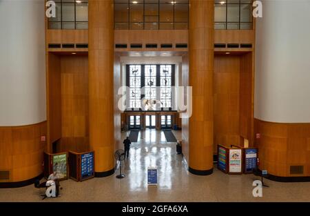 Biblioteca pubblica di Brooklyn, Grand Army Plaza Branch NYC Foto Stock