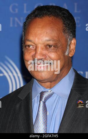 Il reverendo Jesse Jackson alla reception inaugurale del 5° incontro annuale della Clinton Global Initiative al Museum of Modern Art di New York il 23 settembre 2009. Photo Credit: Henry McGee/MediaPunch Foto Stock