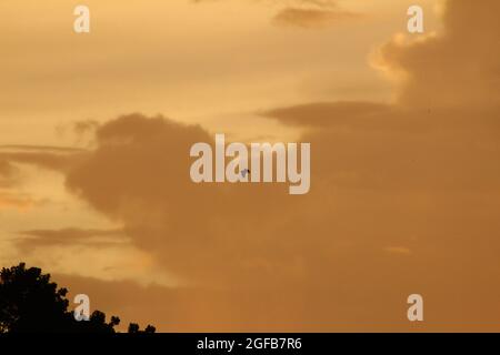 Felicità - disponibile da un tramonto vicino a voi Foto Stock