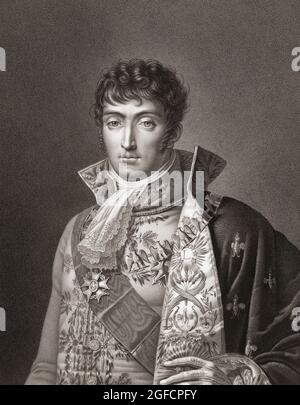 Louis Napoléon Bonaparte, 1778 – 1846. Re d'Olanda, 1806 - 1810 e fratello minore di Napoleone i, imperatore dei francesi. Dopo un lavoro di Louis Charles Ruotte. Foto Stock