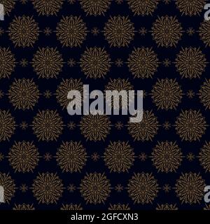 modello damask, ideale per lo sfondo, materiale di stampa in tessuto, striscioni, poster Illustrazione Vettoriale