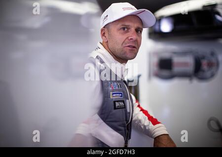 Le Mans, Frankreich. 21 Agosto 2021. Porsche GT Team (# 91), Gianmaria Bruni (i) Credit: dpa/Alamy Live News Foto Stock