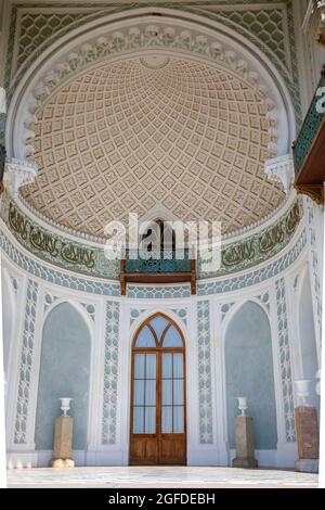 Palazzo Vorontsov, Alupka, Crimea Foto Stock