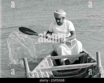 Omani vita tradizionale dei pescatori - OMAN Foto Stock