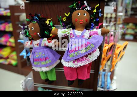 St George's Grenada Esplanade Mall Ragdoll caraibiche Foto Stock