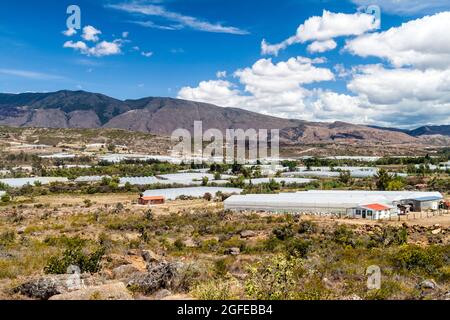 Serre vicino a Villa de Leyva in Colombia Foto Stock