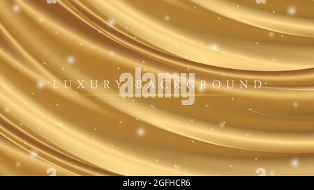 Modello sfondo di lusso. Sfondo di lusso con glitter bianchi per il tuo progetto aziendale. Copertina, Poster, Banner, cerimonia di premiazione Illustrazione Vettoriale