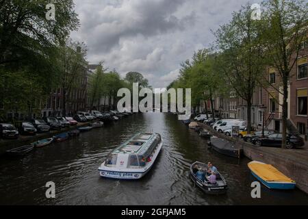 Visualizza Hendrick Jacobsz Staetsbrug ad Amsterdam Paesi Bassi 20-8-2021 Foto Stock