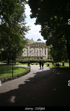 Teatro Juliusz Słowacki (Teatr im. Juliusza Słowackiego), Cracovia, Polonia Foto Stock