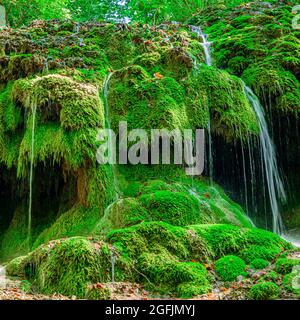 Cascade vallée de St Pons Gemenos Francia 13 Foto Stock