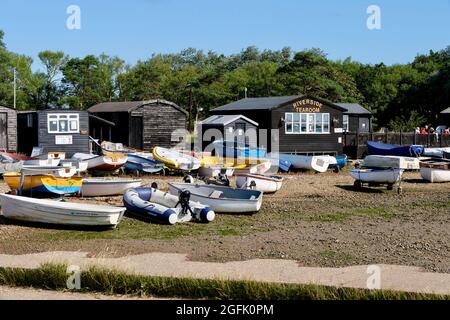 Orford Suffolk Town Quay Foto Stock