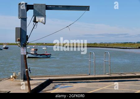 Orford Suffolk Town Quay Foto Stock