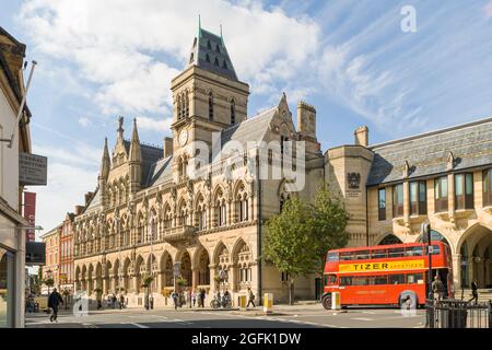 Autobus d'epoca all'Heritage Weekend a Northampton Foto Stock