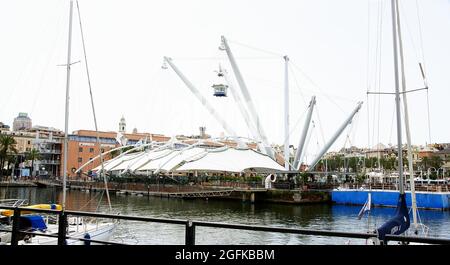 Il Bigo a Genova, Italia, Europa Foto Stock