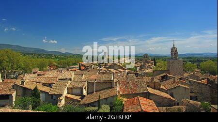 VAUCLUSE (84) LUBERON VILLAGGIO DE CUCURON FRANCIA Foto Stock