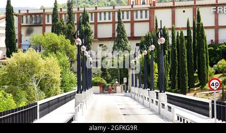 Ponte di San Sadurní de Anoia, Barcellona, Catalunya, Spagna, Europa Foto Stock