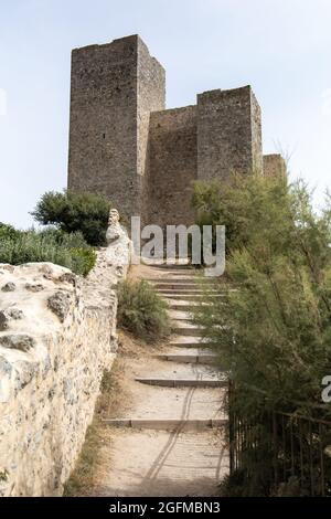 Fortessa medievale a Talamone Toscana Italia Foto Stock