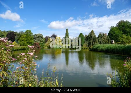 I giardini di Sandringham House, Sandringham, Norfolk, East Anglia, Inghilterra, REGNO UNITO