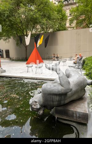 The River Statua, MoMA, NYC, USA, 2021 Foto Stock