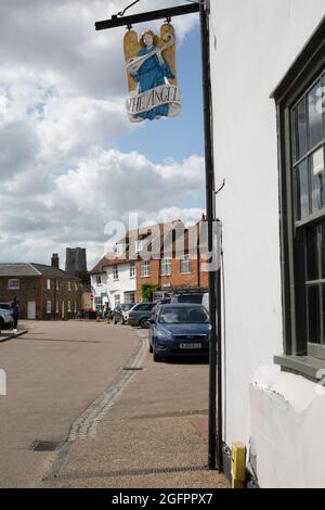 The Angel Hotel Lavenham Suffolk Foto Stock