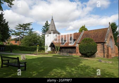 St Andrews Chiesa Greensted Essex Foto Stock