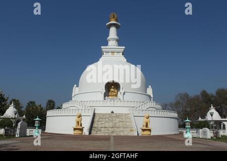 Il Buddha Relic Stupa fu costruito da Lichhavis come stupa di fango nel V secolo a.C. Foto Stock