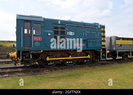 British Rail 08 classe diesel shunter 08604 'Phantom' presso il Didcot Railway Centre Foto Stock