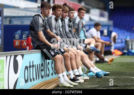 Cameron Humpheys, Fraser Alexander, Albie Armin, Matt Healy e Bailey Clements of Ipswich Town - Ipswich Town Portman Road Training Pre Season, Portman Road, Ipswich, Regno Unito - 23 luglio 2021 Foto Stock