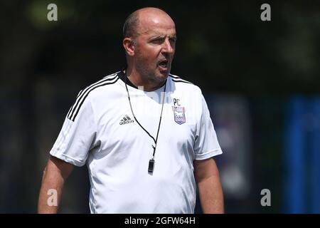 Direttore di Ipswich Town, Paul Cook - Ipswich Town Training Pre Season, Ipswich Town Training Center, Ipswich, Regno Unito - 20 luglio 2021 Foto Stock